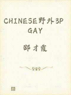 CHINESE野外3P GAY